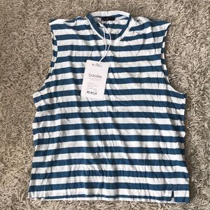 Bassike Large Stripe T-Shirt NWT
